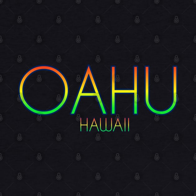 Oahu Hawaii t-shirt designs by Coreoceanart